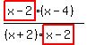 %28highlight%28x-2%29%28x-4%29%29%2F%28%28x%2B2%29highlight%28x-2%29%29