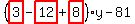 %28highlight_red%28+3+%29-highlight_red%28+12+%29%2Bhighlight_red%28+8+%29%29%2Ay-81