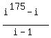 %28i%5E175-i%29%2F%28i-1%29