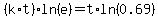 %28k%2A+t%29ln%28+e%29+=+t%2Aln%28+0.69%29