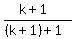 %28k%2B1%29%2F%28%28k%2B1%29%2B1%29