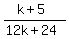 %28k%2B5%29%2F%2812k%2B24%29