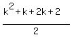 %28k%5E2%2Bk%2B2k%2B2%29%2F2