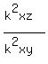 %28k%5E2xz%29%2F%28k%5E2xy%29