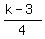 %28k-3%29%2F4%29