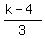 %28k-4%29%2F3