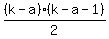 %28k-a%29%28k-a-1%29%2F2