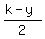 %28k-y%29%2F2