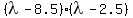 %28lambda-8.5%29%28lambda-2.5%29