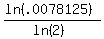%28ln%28.0078125%29%29%2F%28ln%282%29%29