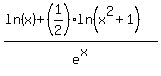 %28ln%28x%29+%2B+%281%2F2%29ln%28x%5E2%2B1%29%29%2Fe%5Ex