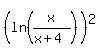 %28ln%28x%2F%28x%2B4%29%29%29%5E2