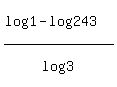 %28log%281%29-log%28243%29%29%2Flog%283%29