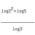 %28log%282%5E2%29%2Blog%285%29%29%2Flog%283%29