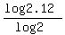 %28log+2.12%29%2F%28log+2%29