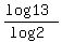 %28log13%29%2F%28log2%29