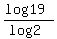 %28log19%29%2F%28log2%29