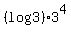 %28log3%29+3%5E4