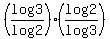 %28log3%2Flog2%29%2A%28log2%2Flog3%29