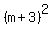 %28m%2B3%29%5E2