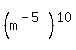 %28m%5E%28-5%29%29%5E10