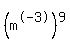 %28m%5E-3%29%5E9