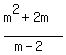 %28m%5E2%2B2m%29%2F%28m-2%29