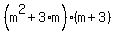 %28m%5E2+%2B+3%2Am%29%2A%28m+%2B+3%29