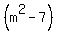 %28m%5E2-7%29