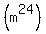%28m%5E24%29