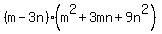 %28m-3n%29%28m%5E2+%2B+3mn+%2B+9n%5E2%29