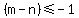 %28m-n%29%3C=-1