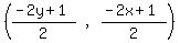 %28matrix%281%2C3%2C%0D%0A%0D%0A%28-2y%2B1%29%2F2%2C%22%2C%22%2C%28-2x%2B1%29%2F2%29%29