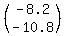 %28matrix%282%2C1%2C-8.2%2C-10.8%29%29