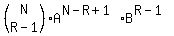 %28matrix%282%2C1%2CN%2CR-1%29%29A%5E%28N-R%2B1%29%2AB%5E%28R-1%29