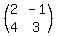 %28matrix%282%2C2%2C2%2C-1%2C4%2C3%29%29