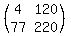 %28matrix%282%2C2%2C4%2C120%2C77%2C220%29%29