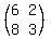 %28matrix%282%2C2%2C6%2C2%2C8%2C3%29%29
