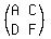 %28matrix%282%2C2%2CA%2CC%2CD%2CF%29%29