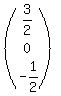 %28matrix%283%2C1%2C3%2F2%2C0%2C-1%2F2%29%29
