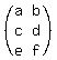 \"%28matrix%283%2C2%2C%0D%0A%0D%0Aa%2Cb%2C%0D%0Ac%2Cd%2C%0D%0Ae%2Cf%29%29\"