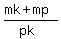 %28mk%2Bmp%29%2F%28pk%29