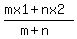 %28mx1%2Bnx2%29%2F%28m%2Bn%29