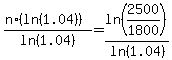 %28n%2A%28ln%281.04%29%29%29%2Fln%281.04%29=ln%282500%2F1800%29%2Fln%281.04%29