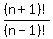%28n%2B1%29%21%2F%28n-1%29%21