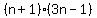 %28n%2B1%29%283n-1%29