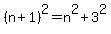 %28n%2B1%29%5E2+=+n%5E2+%2B+3%5E2
