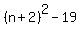 %28n%2B2%29%5E2+-+19