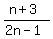 %28n%2B3%29%2F%282n-1%29