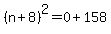 %28n%2B8%29%5E2=0%2B158